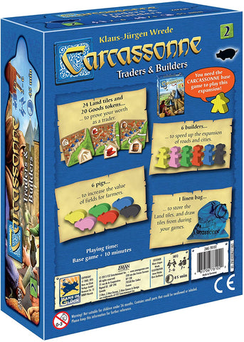 Image of Z-Man Games - Carcassonne Expansion 2: Traders & Builders