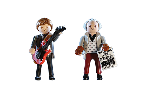 Image of Playmobil 70459 Back to The Future Marty McFly and Dr. Emmett Brown