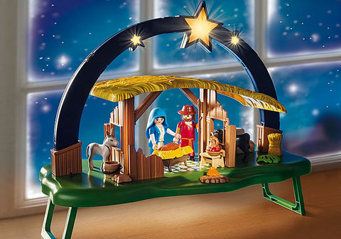 Image of Playmobil 9494 Illuminating Nativity Manger