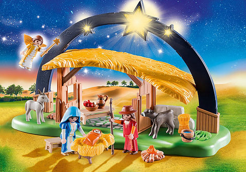 Image of Playmobil 9494 Illuminating Nativity Manger