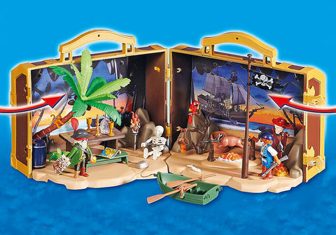 Image of Playmobil 70150 Take Along Pirate Island
