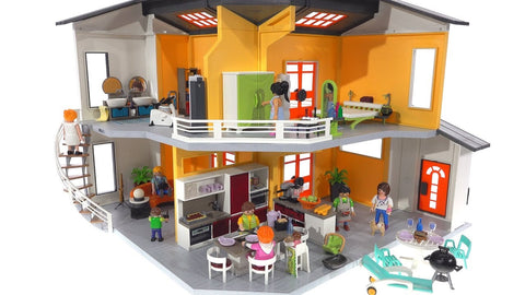 Image of Playmobil 9266 Modern House Building Set