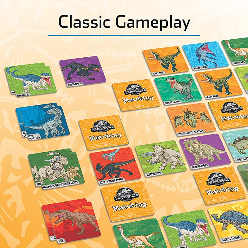 Wonder Forge - Jurassic World Matching Game Buy at www.outdoorfungears.com
